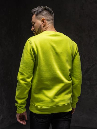 Homme Sweat-shirt Vert-Neon Bolf 2001A1