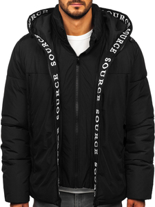 Homme Blouson d'hiver Noir Bolf 22M330