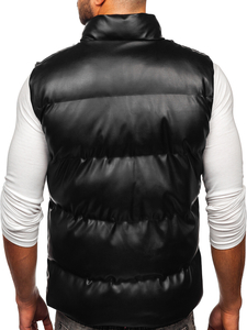 Gilet matelassé pour homme noir Bolf 0023
