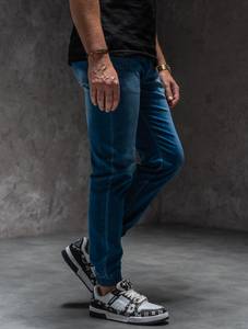 Homme Pantalon de jogging en jean Bleu Bolf 8153A1