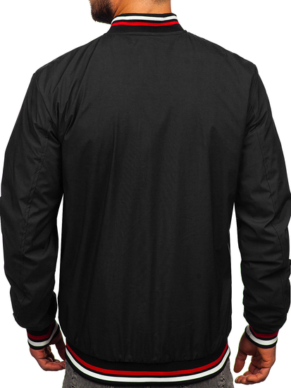 Blouson bomber de transition pour homme noir Bolf 84M3001