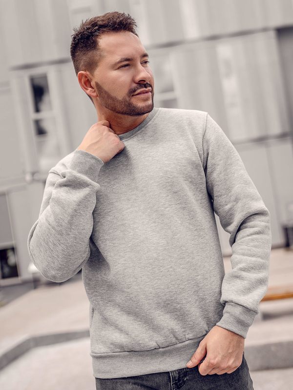 Homme Sweat-shirt Gris Bolf 2001A2