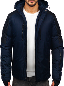 Homme Blouson d'hiver Bleu foncé Bolf 91M9902