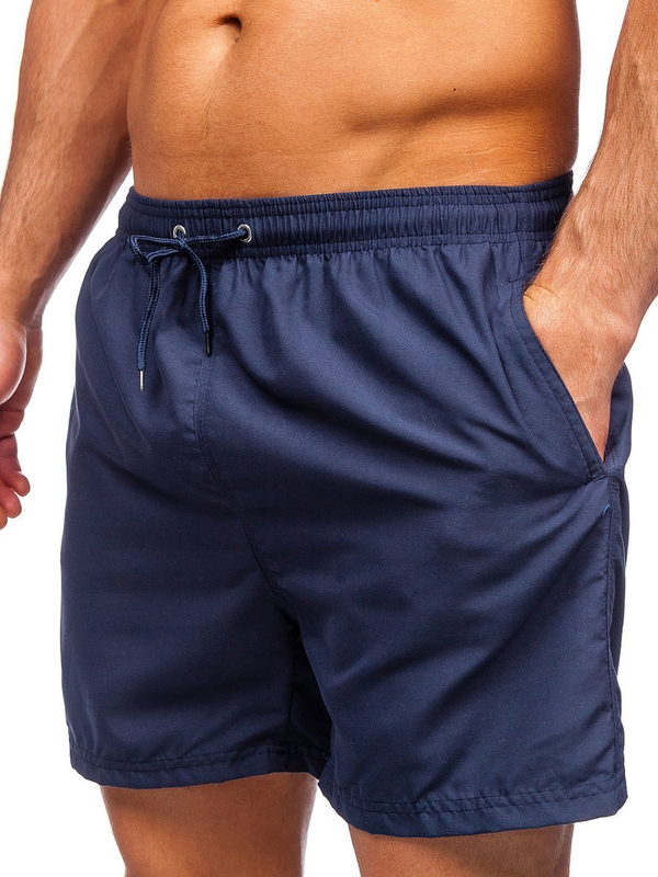 Short de bain bleu foncé pour homme Bolf YW07001