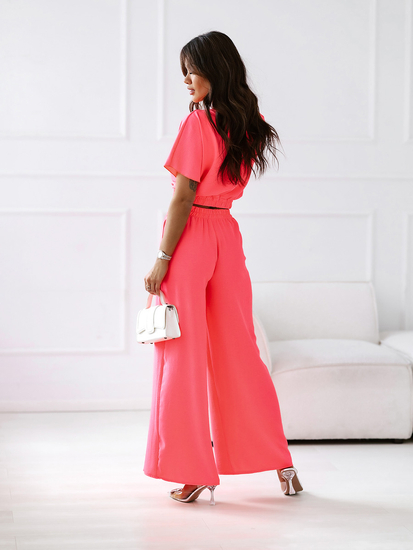 Ensemble en matériel en deux pièces pour femme rose Light Breeze Bolf 8178