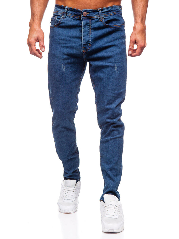 Homme Pantalon en jean regular fit Bleu foncé Bolf 6312