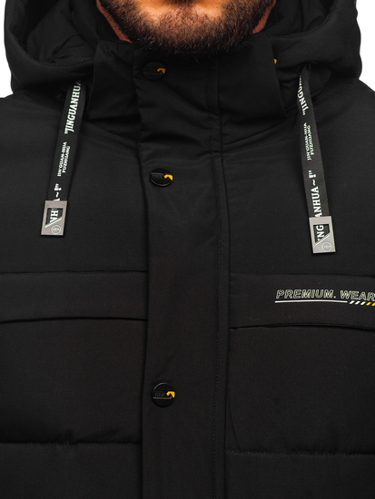 Blouson d'hiver matelassé pour homme noir Bolf 22M58