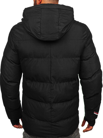 Blouson d'hiver matelassé pour homme noir Bolf 5M771