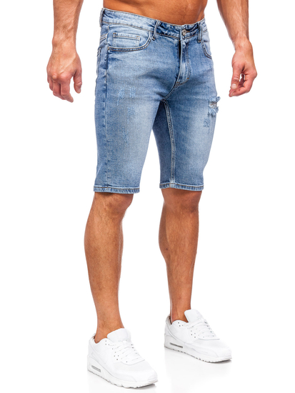 Short en jean pour homme bleu Bolf KG3916