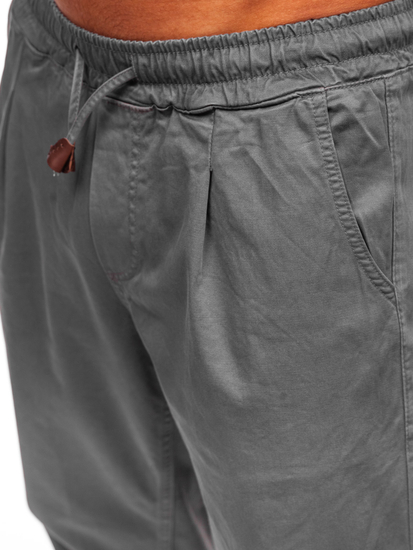 Homme Pantalon chino Gris Bolf 6237