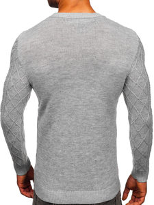Pull pour homme gris Bolf MM6010
