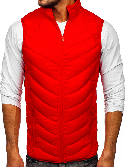Gilet matelassé pour homme rouge Bolf 13073