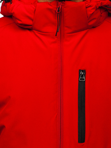 Blouson d'hiver sportif pour homme rouge Bolf HH011