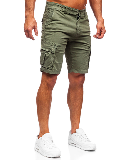 Pantalon court short cargo vert pour homme Bolf YF2225