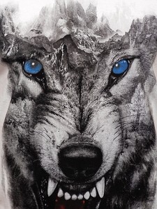 Tank top avec imprimé blanc Bolf 14824