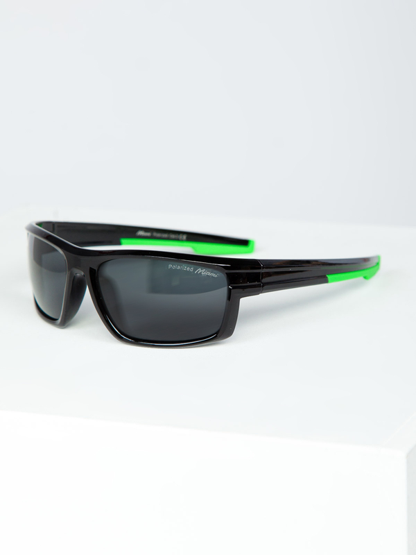 Lunettes de soleil noir-vert Bolf MIAMI7