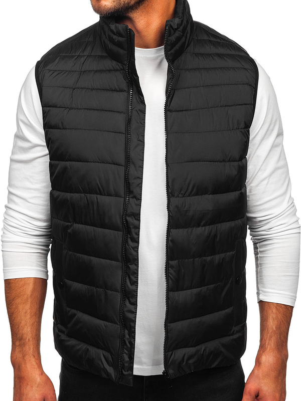Homme Gilet matelassé Noir Bolf 31M5065