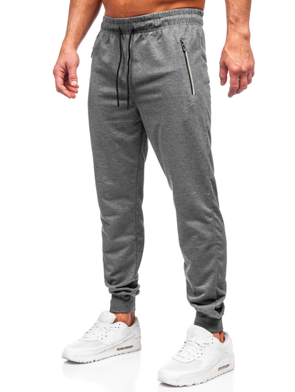 Homme Pantalon jogger Gris Bolf JX6108