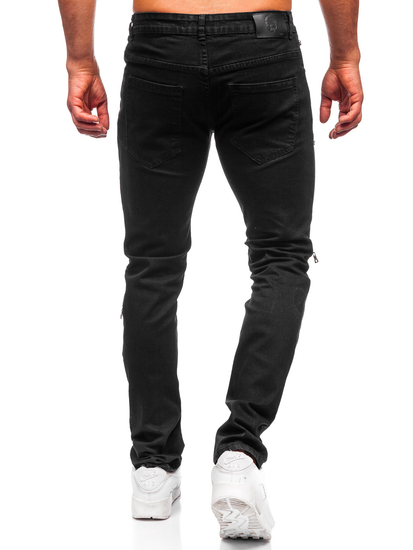 Homme Pantalon en jean slim fit Noir Bolf MP0117N