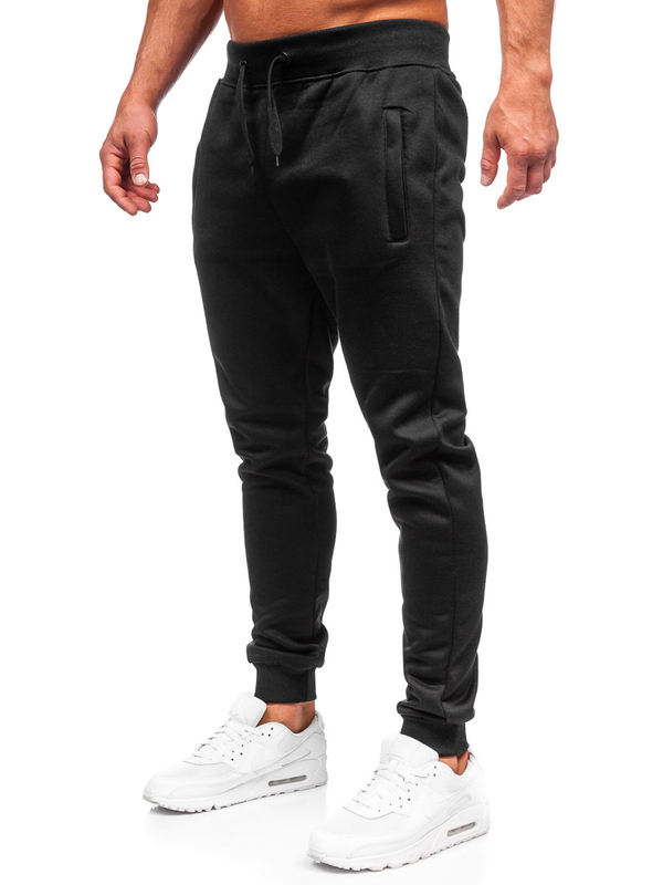 Pantalon jogger pour homme noir Bolf XW06