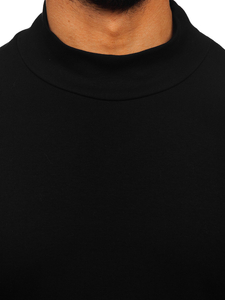 Homme Pull col polo Noir Bolf 534