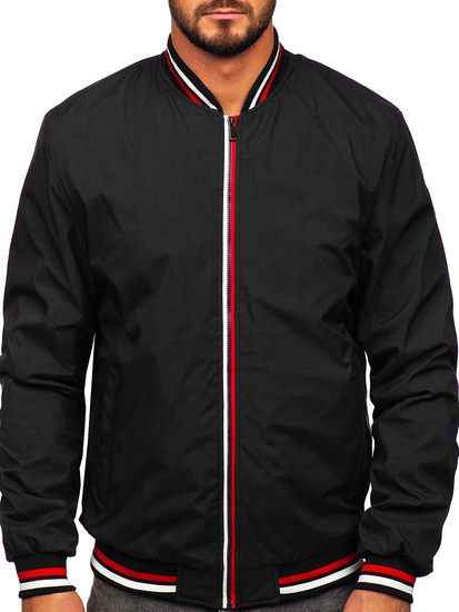 Blouson bomber de transition pour homme noir Bolf 84M3001