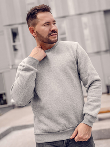 Homme Sweat-shirt Gris Bolf 2001A2