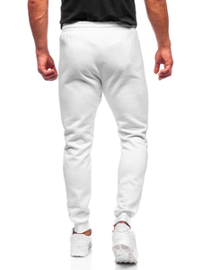 Pantalon jogger pour homme blanc Bolf CK01