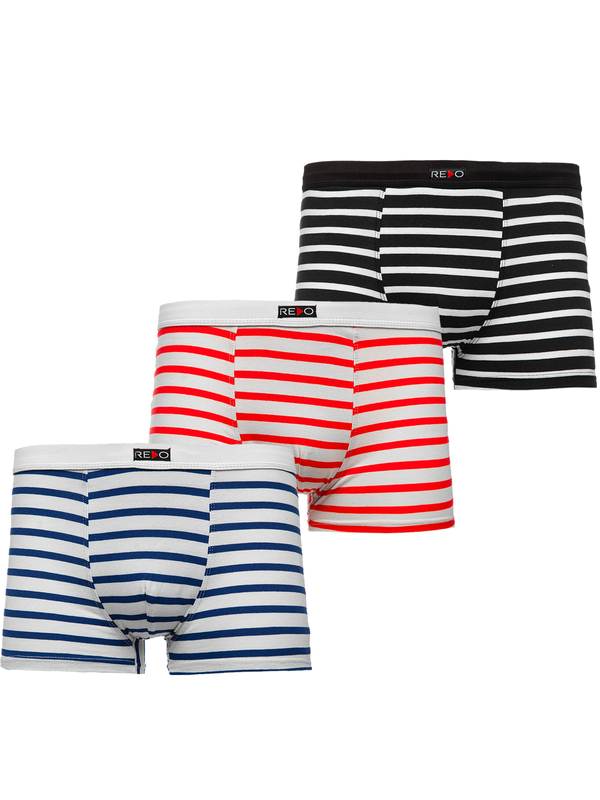 Boxer pour homme multicolore Bolf 1BE697-3P 3 PACK