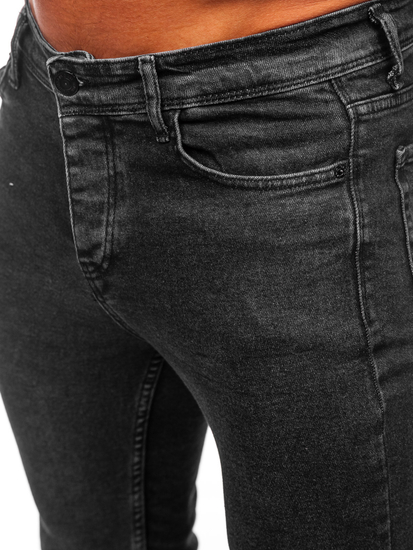 Homme Pantalon en jean regular fit Noir Bolf 6027