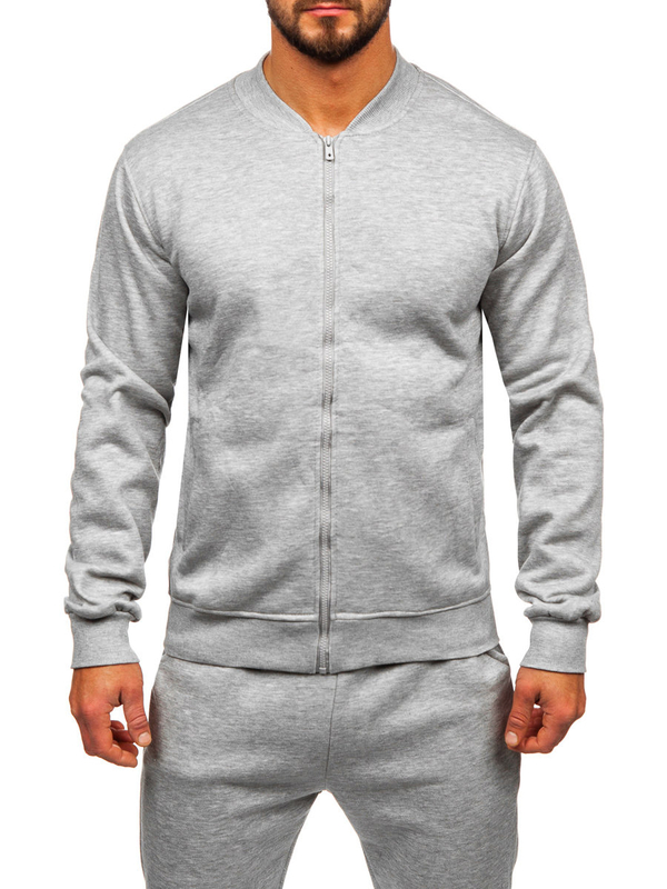 Survêtement pour homme gris Bolf 8C76