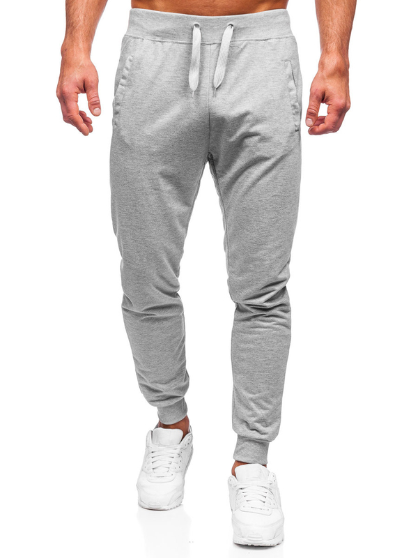 Pantalon jogger pour homme gris Bolf XW02