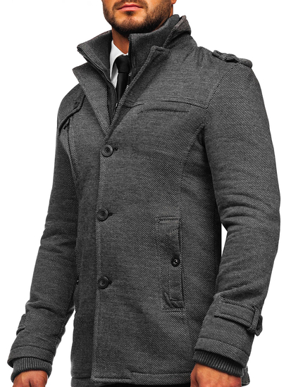 Manteau d'hiver pour homme gris Bolf 88802