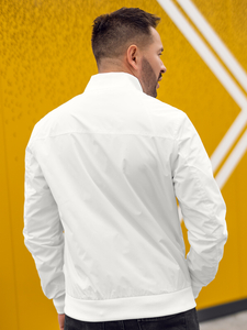 Blouson bomber de transition pour homme blanc Bolf 7116A