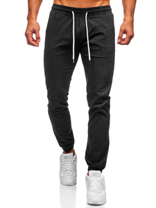 Pantalon jogger pour homme noir Bolf 1145