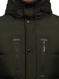 Blouson d'hiver matelassé pour homme kaki Bolf 5M771
