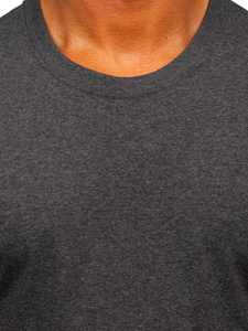 Homme T-shirt basic Graphite Bolf B10