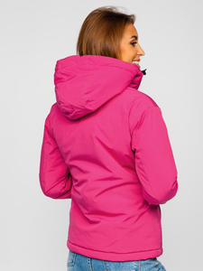 Blouson de sport d'hiver pour femme rose Bolf HH012A