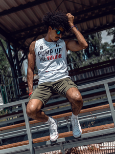 Débardeur imprimé pour homme blanc Bolf 14815A