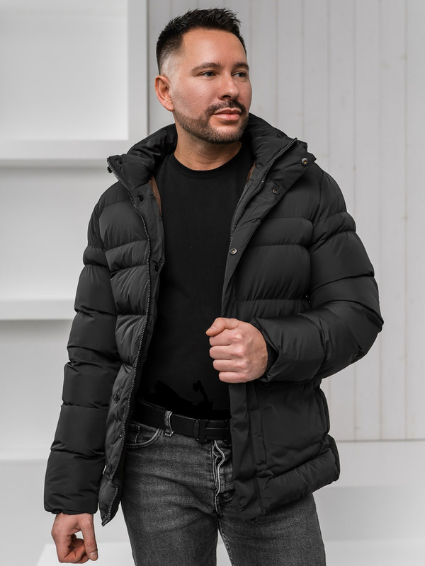 Homme Blouson d'hiver Noir Bolf 22M332A1