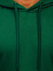 Sweat-shirt pour homme à capuche vert foncé kangourou Bolf 2009