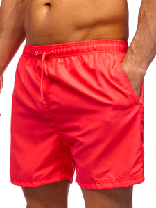 Short de bain rose pour homme Bolf YW07001 