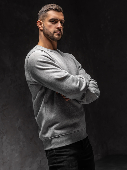 Homme Sweat-shirt Gris Bolf 2001A1