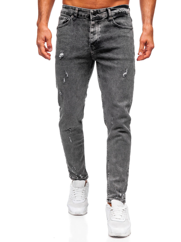 Homme Pantalon en jean slim fit Graphite Bolf 6642