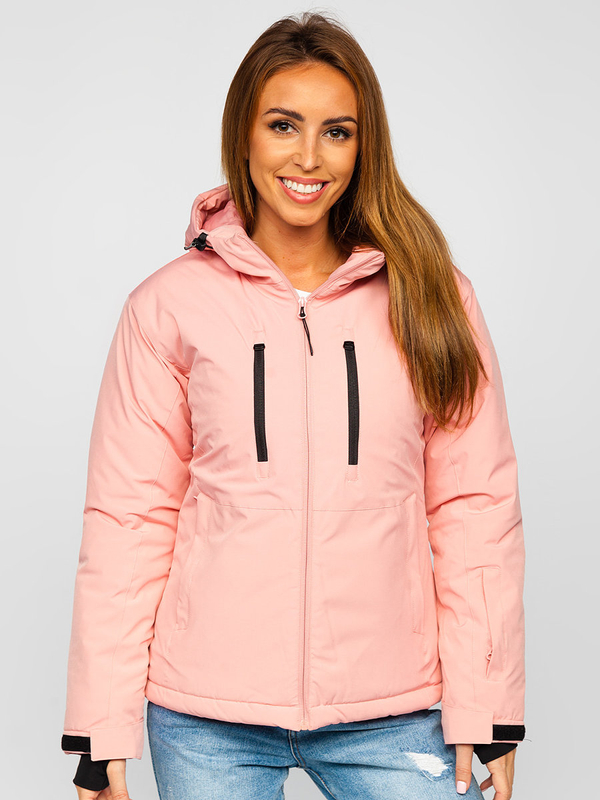 Blouson de sport d'hiver pour femme rose clair Bolf HH012A