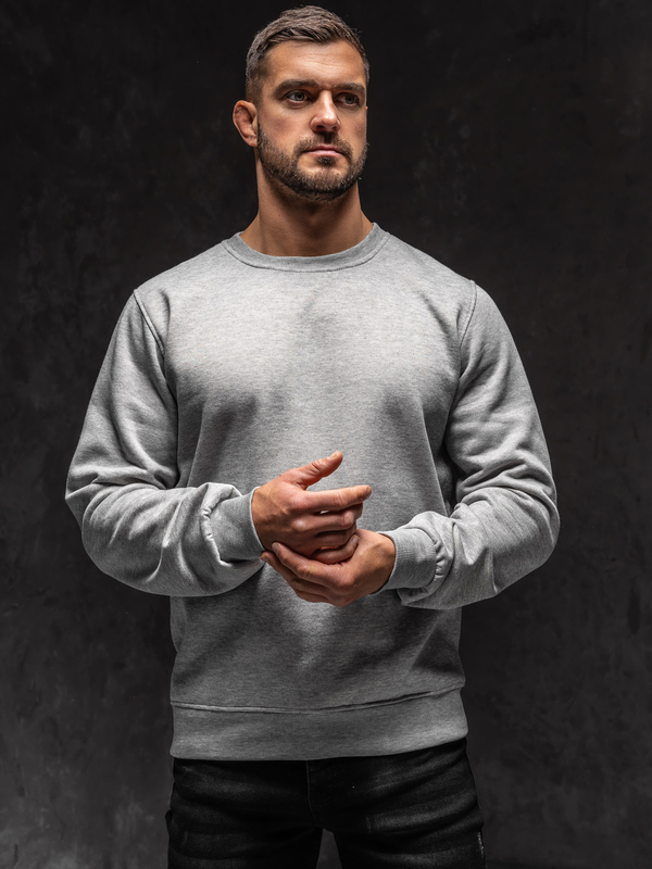 Homme Sweat-shirt Gris Bolf 2001A1