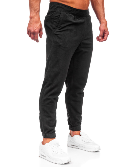 Pantalon de jogging sportif en polaire pour homme noir 4F SPMD014