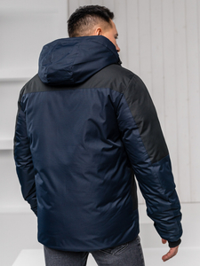Homme Blouson d'hiver Bleu foncé Bolf 91M9902A1