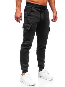 Pantalon cargo de sport pour homme noir Bolf JX325