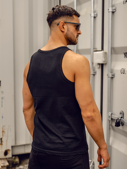 Homme Débardeur imprimé Noir Bolf 14841A